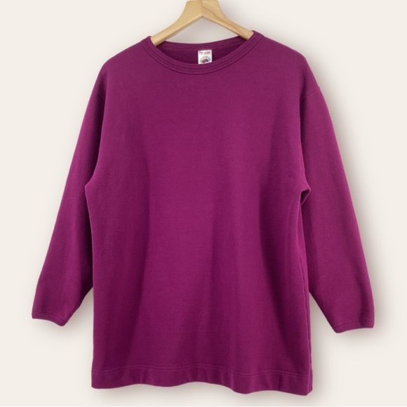 COTTON CREW NECK SWEATSHIRT - Picture 1 of 10